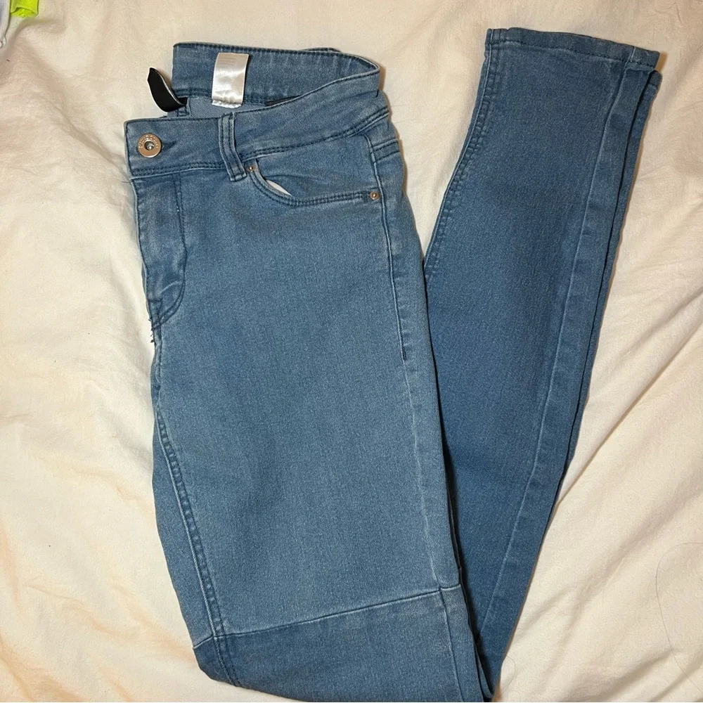 H&M Divided Two Tone Skinny Jeans - Picture 1 of 7